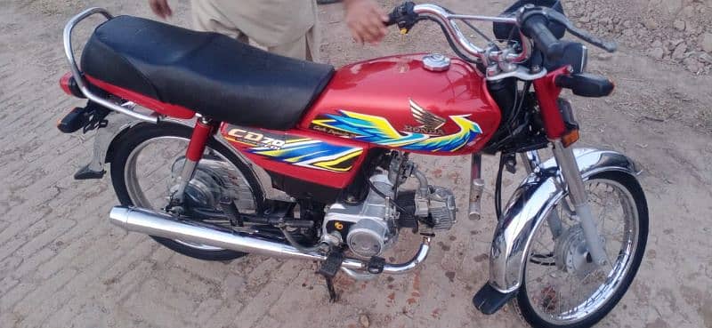 Honda Cd70cc Karachi No All Documents Clear/0349-7520844 1