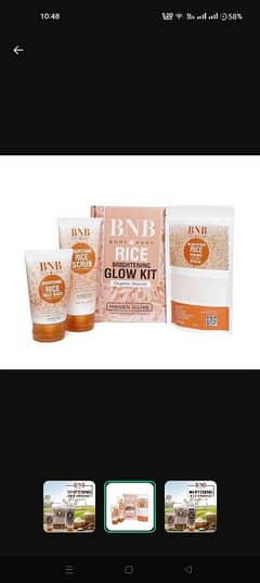 BNB Whitening Glowing Kit