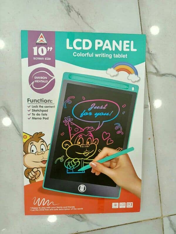 10 inches LCD writing Tablet for kids 1