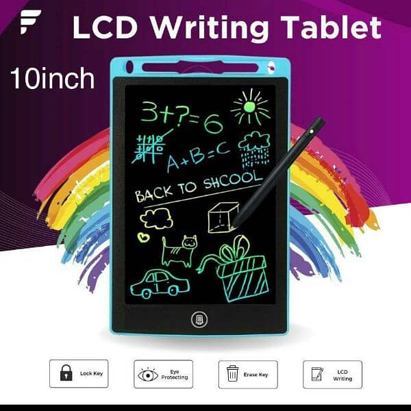 10 inches LCD writing Tablet for kids 2