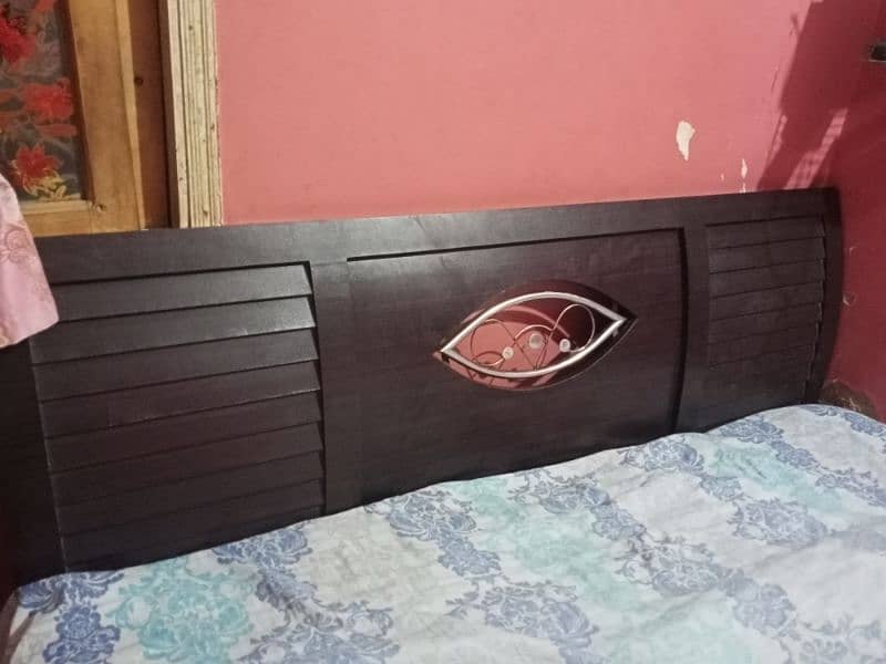 Double Bed Dark Brown Beds 1094260559