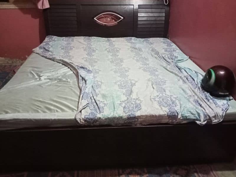 Double Bed Dark Brown Beds 1094260559