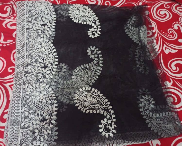 New, embroidery Dupatta, Net dupatta 1