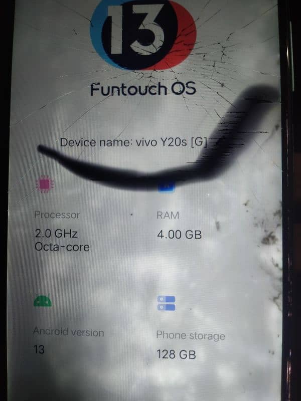 Vivo Y20s Ram 4GB Rom 128GB 7