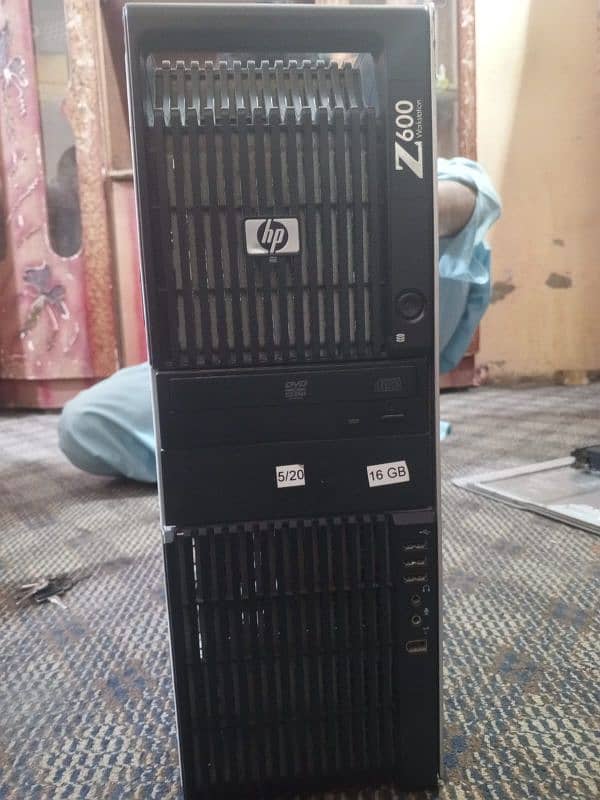 HP Z600 16 Gb Ram Dual Prosessor 4