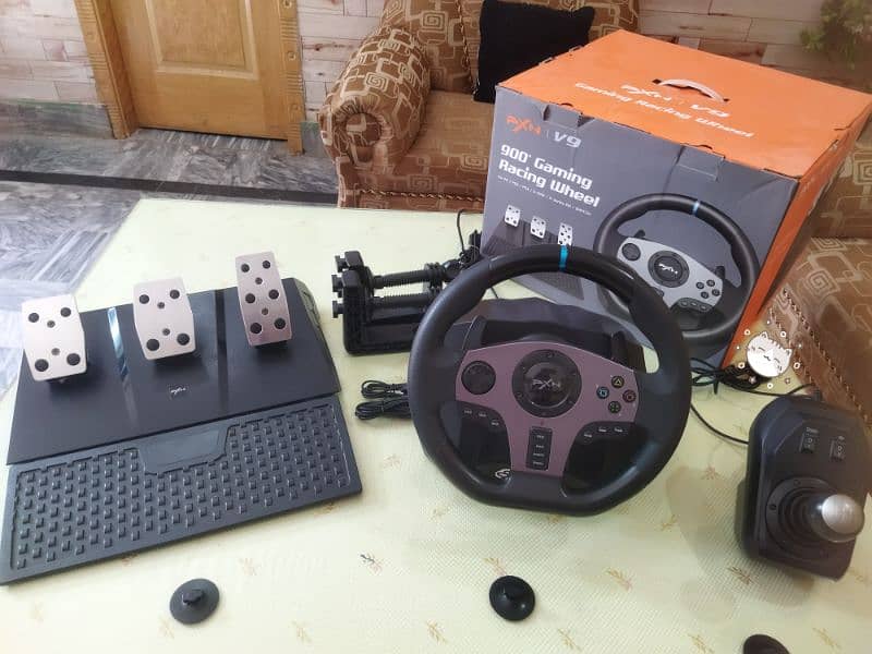 PXN v9 steering wheel for ultimate gaming experience 2