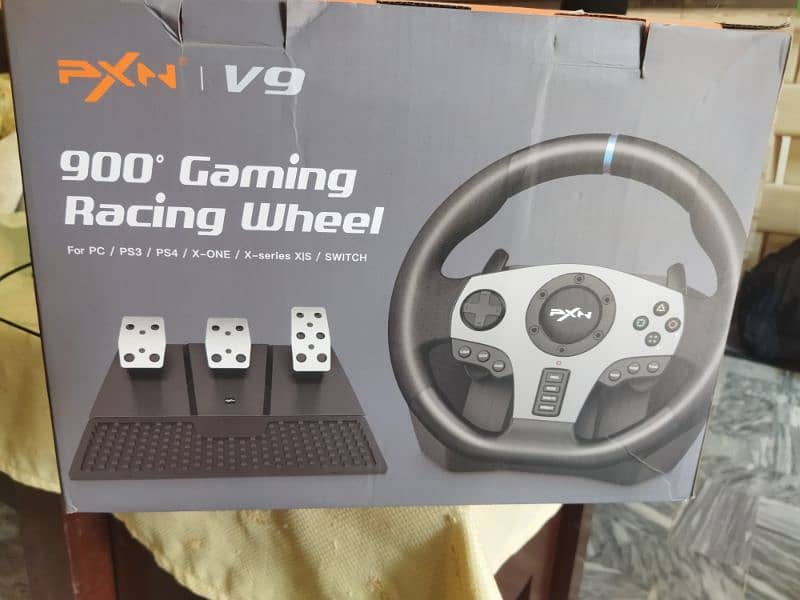 PXN v9 steering wheel for ultimate gaming experience 9