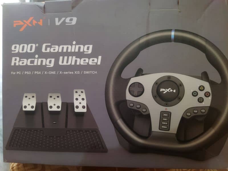 PXN v9 steering wheel for ultimate gaming experience 17