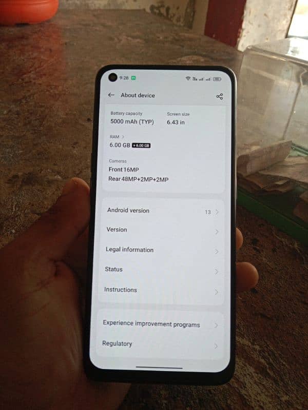 Oppo f19 6+6128 PTA box' 10/9 Snapdragon 662 gaming mobile bast camera 3