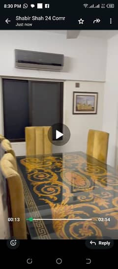 Ful Furnished 2 Bed DD flat 2nd floor in DHA phase 5 zamzama 03225996882