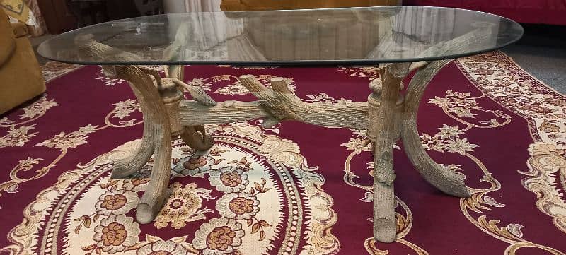 4 seater sofa set with center table 8