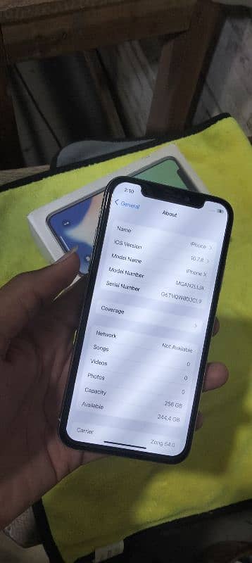 Iphone x 256gb PTA approved 5