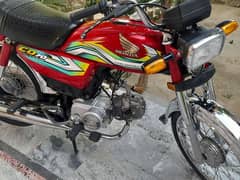 Honda CD 70 Model 2023 Open Invoice Good Condition 668 Serail