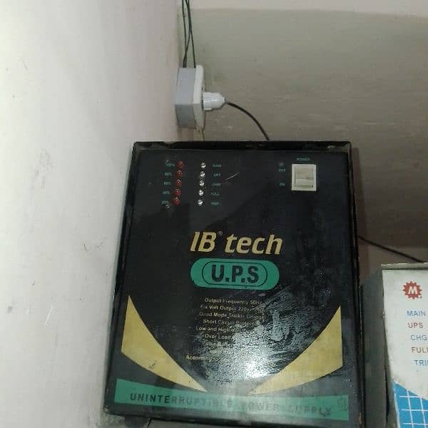 IB TECH UPS 3000 WATT AND PHOENIX BATTERY 220V AND 27 PLATES FOR SALE 2