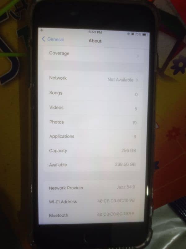 iphone 8 plus 256Gb gray NON PTA 6