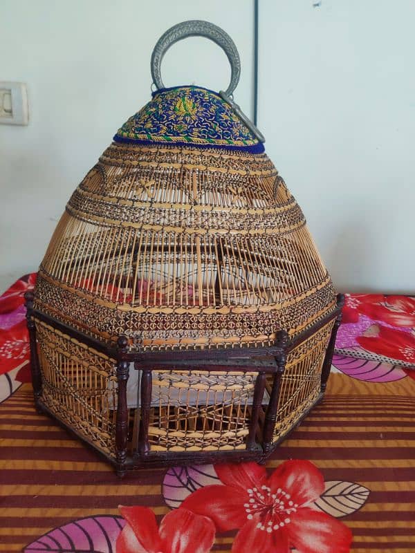 partridge cage, teetar ka pinjra 1