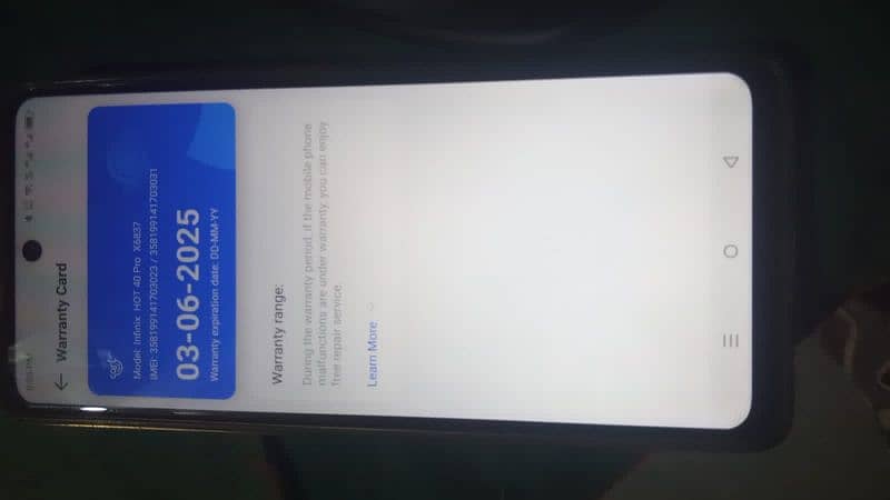 Infinix Hot 40 pro For sale 1