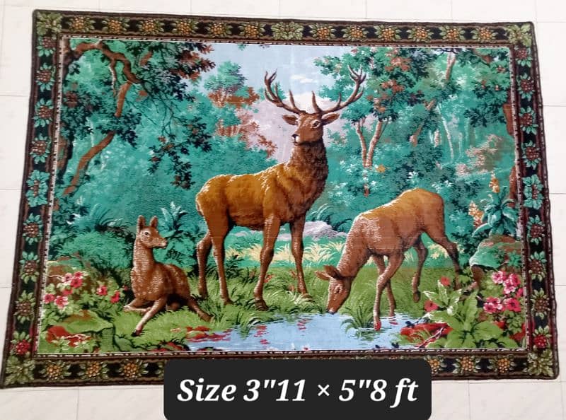 Wall Hanging Carpet Sindhiri Tapacity math Good 9