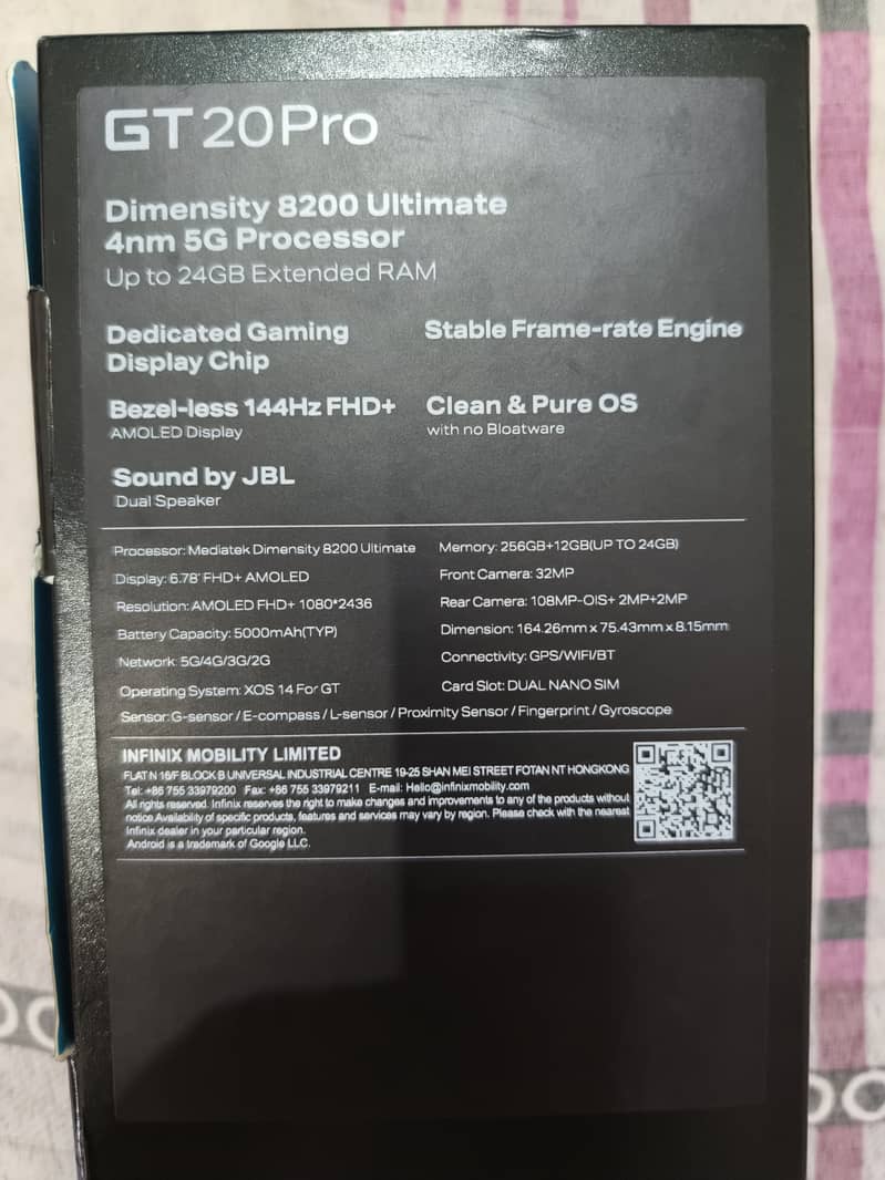 Infinix GT20 Pro 5G 3