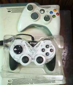 two xbox 360 CONTROLLER wireless and also non wireless  03335035405