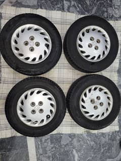 13 Inches Tyres With Genuine Rims