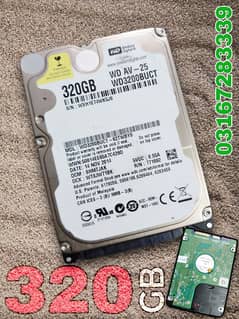 WD Laptop Hard Drive 2.5" 320GB