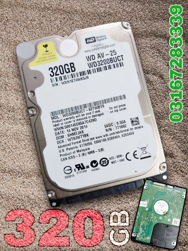 WD Laptop Hard Drive 2.5" 320GB 0