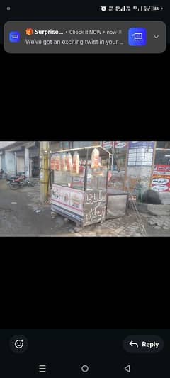 Burger Shawarma Counter for sale