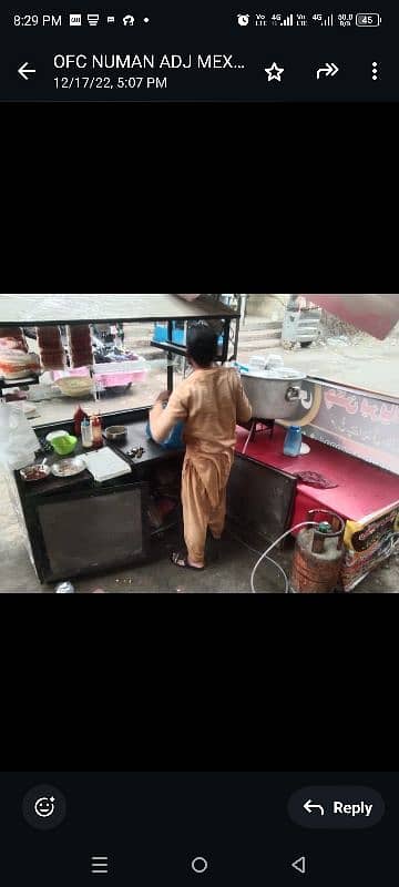 Burger Shawarma Counter for sale 1