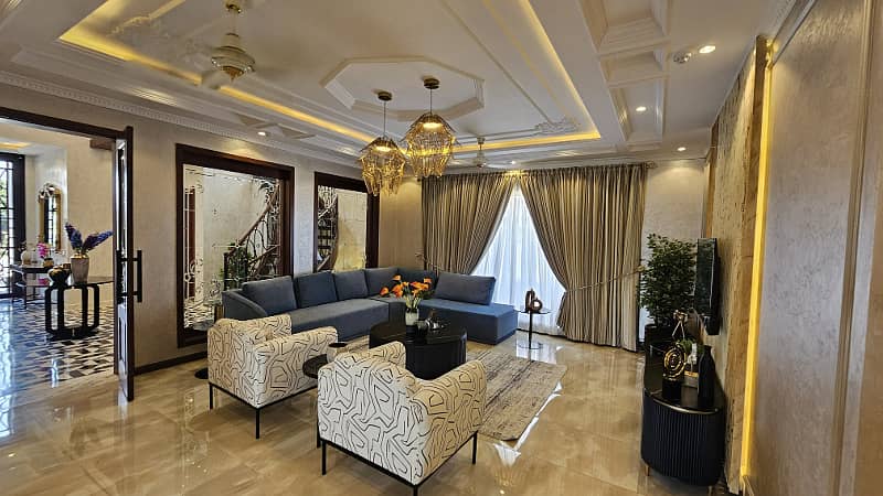 A Slice of Paradise: 1 Kanal Lavish Villa Fully Furnished with Premium Amenities in DHA Phase 7! 12