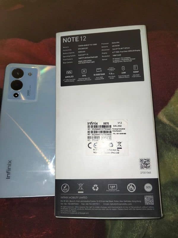 Infinix note 12 5