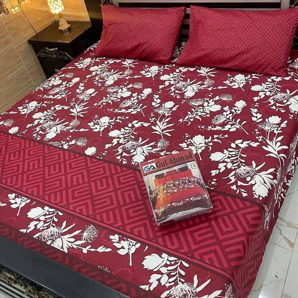 Cotton Salonica Printed Bed Sheet 0