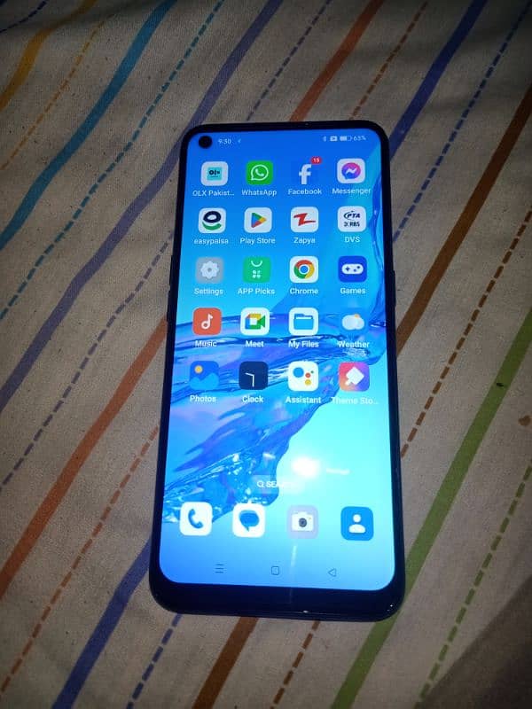 oppo a53 with box and charger 4