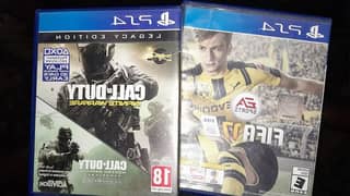 Ps4 games ( Fifa and Call of duty - COD) 0