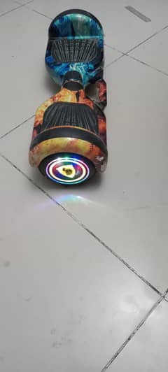 hoverboard with two mix colors giving with a charger