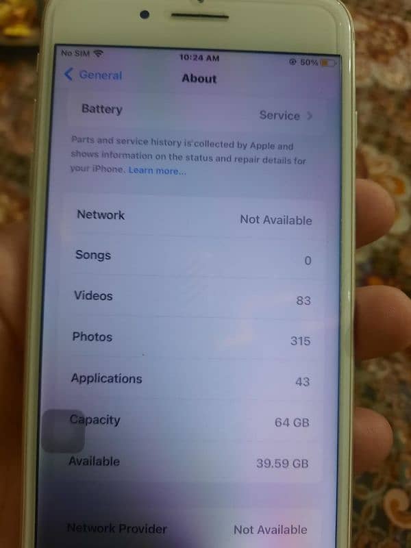 Iphone 8 plus 64Gb Factory unlock 7 days back up 4