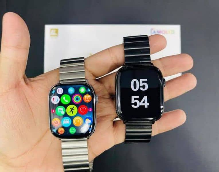 WS-Z9 Apple Smart Watch Edge Always on AMOLED Display 0