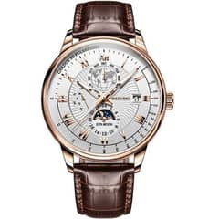 only 1200 rupees Three eye's Calendar Sun -moon men's watch 0