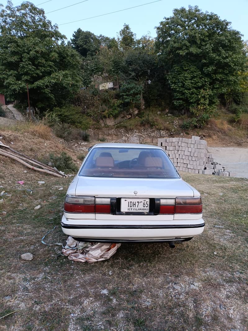 Toyota Corolla 1988 Islamabad Registration 1