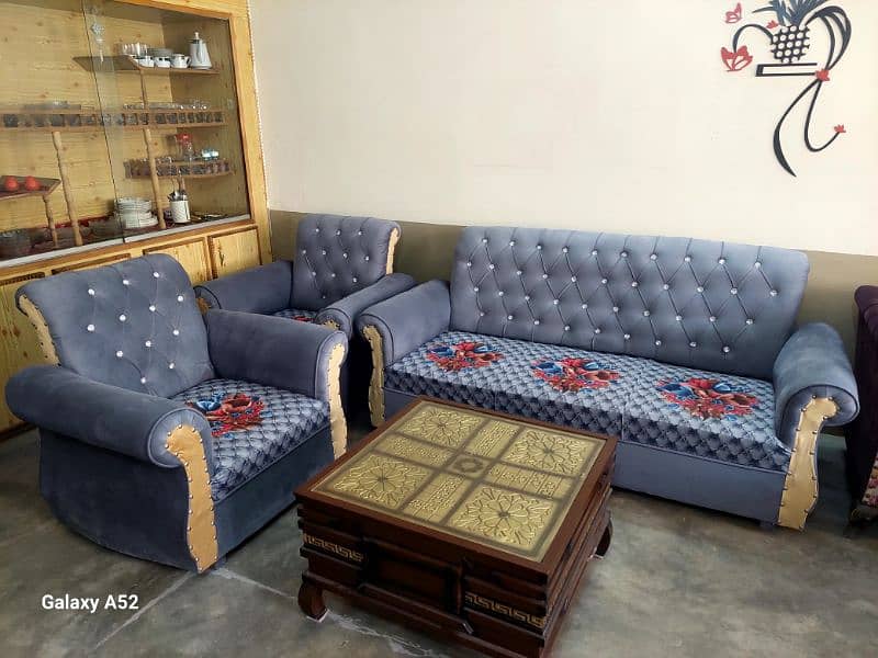 five seater sofa set some month used for sale 1