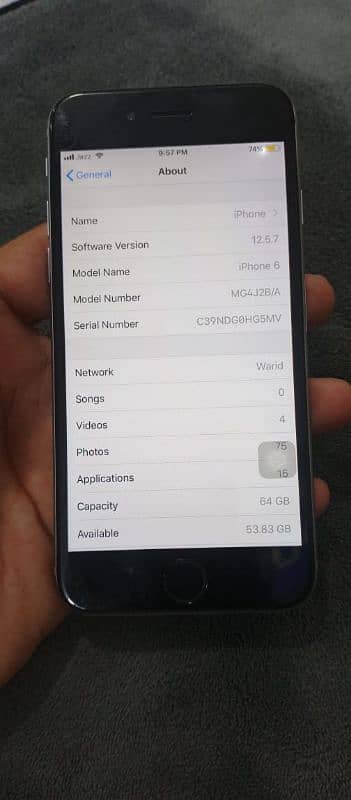 IPhone 6 64GB PTA proved 2