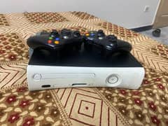 xbox 360 with downloaded games and lcd