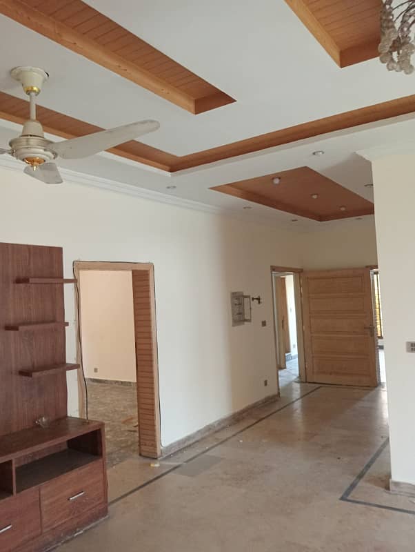 14marla 3beds DD TV lounge kitchen attached baths neat clean ground portion for rent in G 13 3 islamabad 2