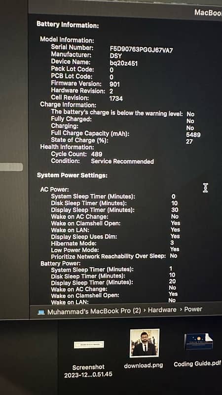 Macbook pro 2018 15 inch 3