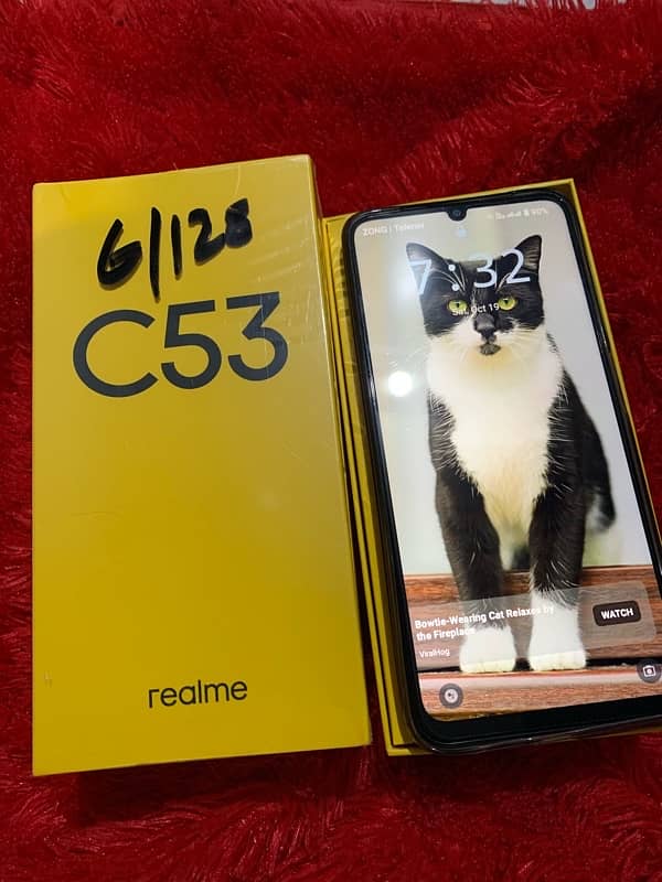 Realme C53-6/128 new conditions 3