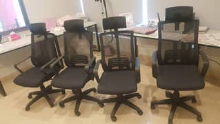 Office Tables and Chairs (set of 4) = 0321 1116229