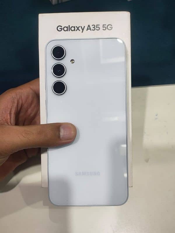 Samsung A35 11  month warranty ice blue colour 03214160032 1