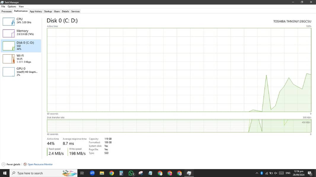 lenovo t440s i7 4 gen, 4gb 128gb 13