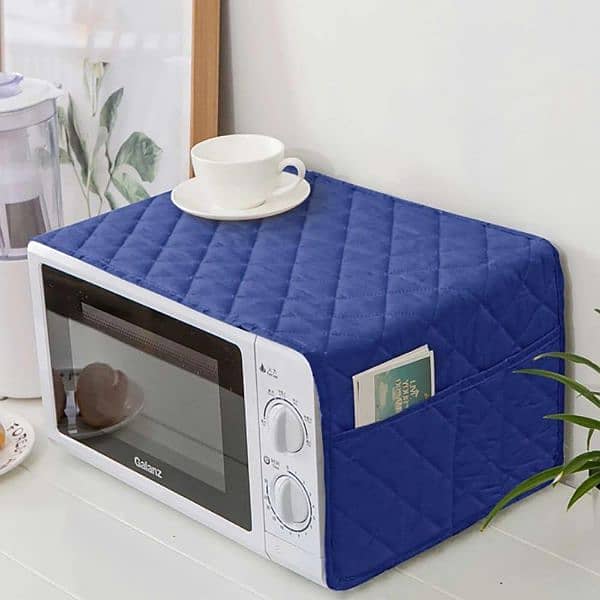 1 Pc Plain Microwave Oven Cover 2