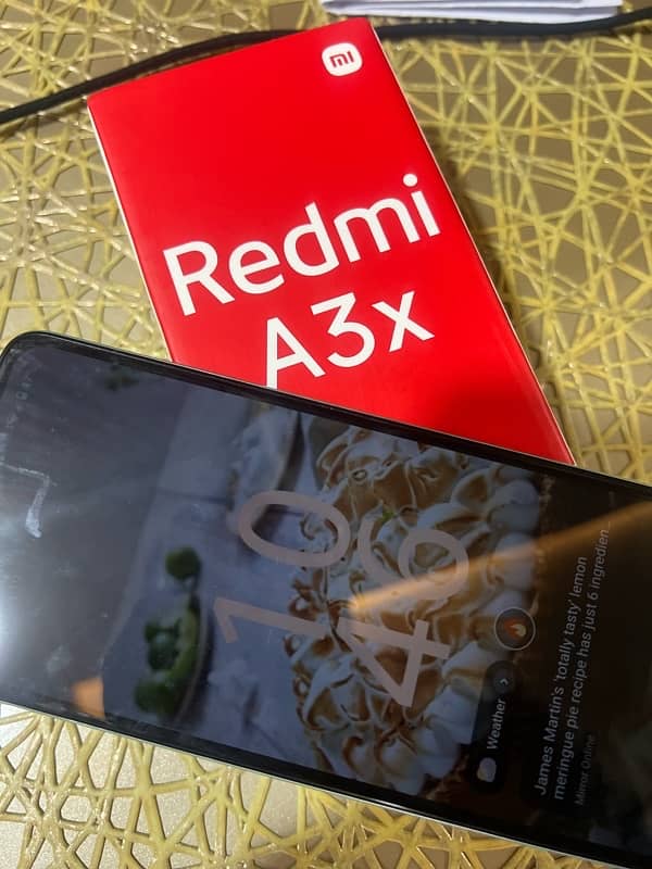 Full Box Redmi A3x in brand new condition urgent Sale 2